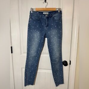 Tribal Jeans Sailboat Print Audrey Mid-Rise Ankle Jegging